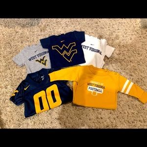 West Virginia Mountaineers Baby Clothes Lot (3-6 months)